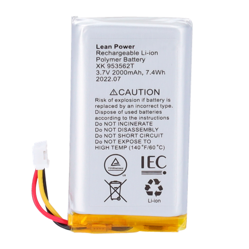 [CA-AJ-HUBBATT-3W] Bateria de apoio Hub, Hub Plus e Hub 2 (2G) Conector de cabo de 3 pinos