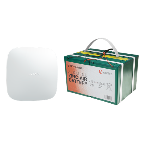 [CA-AJ-BATTERYKIT-12M] Kit de alarme autônomo Hub 2 de 6V e bateria de longa duração de fácil instalação