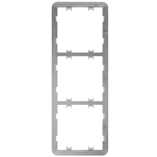 [CA-AJ-FRAME-3-VERT] Estrutura vertical para três interruptores, compatível com 2 x AJ-SIDEBUTTON-...-VERT e compatível com 1 x AJ-CENTERBUTTON...-VERT 